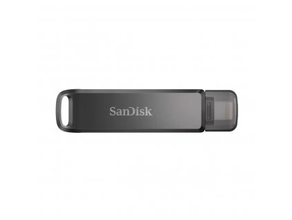 SanDisk iXpand Flash Drive Luxe/256GB/90MBps/USB 3.0/Lightning + USB-A/Černá