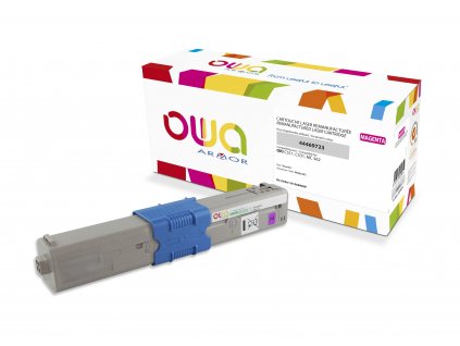 OWA Armor toner kompatibilní s OKI 44469723, 5000st, červená/magenta