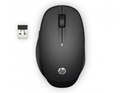 HP Dual Mode 300/Ergonomická/Optická/Bezdrátová USB/Černá