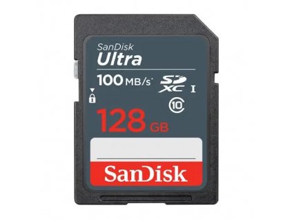 Paměťová karta Sandisk Ultra 128GB SDXC Memory Card 100MB/s