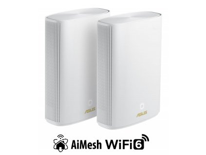 ASUS ZenWiFi XP4 Hybrid 2-pack Wireless AX1800 Dual-band Powerline Mesh WiFi 6 System, Homeplug AV2