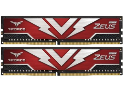 T-FORCE DIMM DDR4 64GB (Kit of 2) 3000MHz CL16 ZEUS Gaming Memory Červená