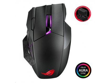 ASUS myš ROG SPATHA X (P707), bezdrátová, černá