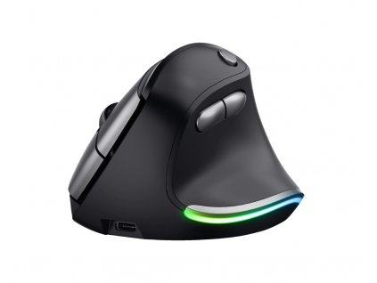 TRUST myš Bayo Ergo Wireless Mouse Eco, RGB