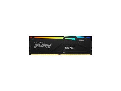 KINGSTON DIMM DDR5 16GB 5200MT/s CL36 FURY Beast RGB EXPO