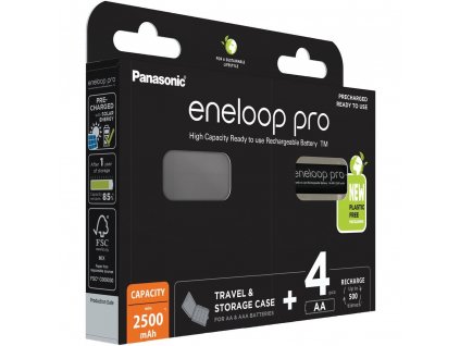 PANASONIC HR6 AA 3HCDE/4BE CASE ENELOOP PRO N, 2500 mAh (Blistr 4ks)