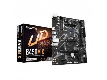 GIGABYTE MB Sc AM4 B450M K, AMD B450, 2xDDR4, 1xHDMI, mATX