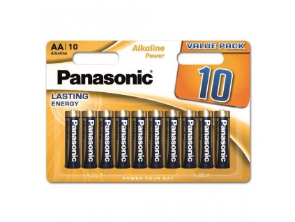 PANASONIC Alkalické baterie Alkaline Power LR6APB/10BW AA 1,5V (Blistr 10ks)