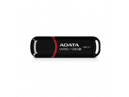 ADATA Flash Disk 256GB UV150, USB 3.1 Dash Drive (R:90/W:20 MB/s) černá