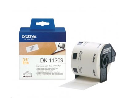 BROTHER DK-11209 Úzké adresní štítky 29x62mm (800 ks)