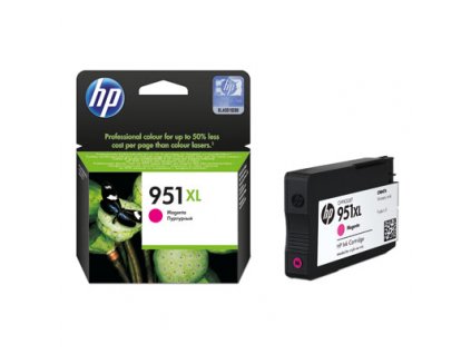 HP 951XL Magenta Ink Cart, 17 ml, CN047AE (1,500 pages)