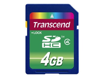 TRANSCEND SDHC karta 4GB Class 4