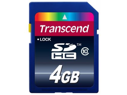 TRANSCEND SDHC karta 4GB Premium, Class 10