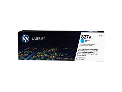 HP 827A Cyan LJ Toner Cart, CF301A (32,000 pages)