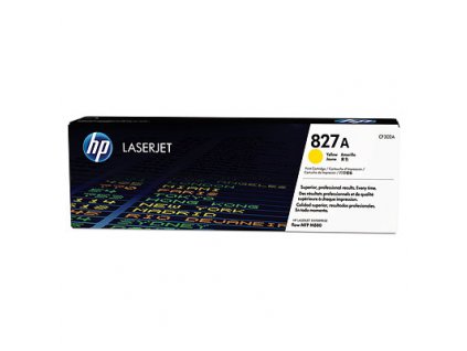 HP 827A Yellow LJ Toner Cart, CF302A (32,000 pages)