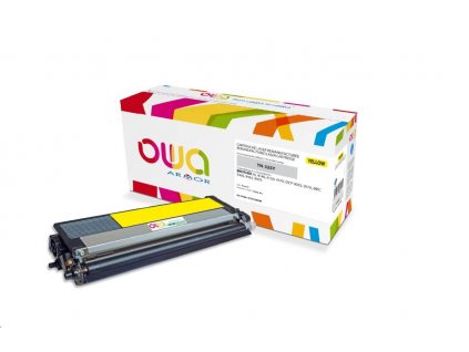 OWA Armor toner pro BROTHER HL 4140, 4150, 4570, MFC 9460 DCP 9055, 9270, 3500 Stran, TN325Y, žlutá/yellow (TN-325Y)