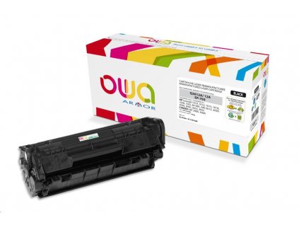 OWA Armor toner pro HP Laserjet 1010, 1012, 1015, 1020, 1022, M1005, AIO 3015, , 2000 Stran, Q2612A, černá/black