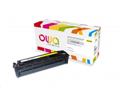 OWA Armor toner pro HP Laserjet Pro CP1525, 1300 Stran, CE322A, žlutá/yellow