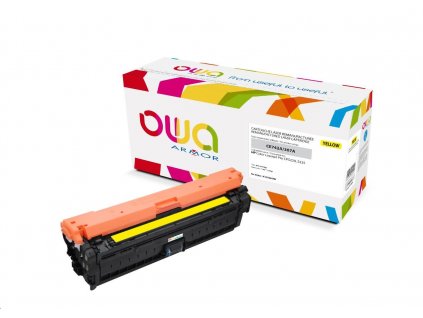 OWA Armor toner pro HP Color Laserjet CP5220, 5225, 7300 Stran, CE742A, žlutá/yellow