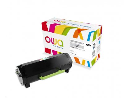 OWA Armor toner pro LEXMARK MX310, 410, 510, 511, 610, 611, 2500 Stran, 60F2000, černá/black