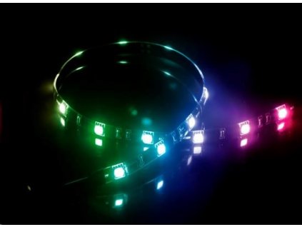AKASA LED pásek Vegas MB, magnetický, 50cm, RGB 12V