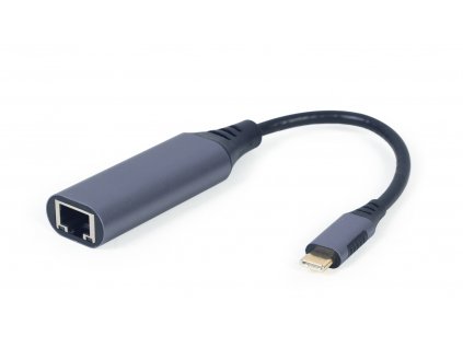 Adaptér Gembird USB-C to LAN Gbe RJ-45