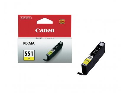 Canon CLI-551 Y, žlutá