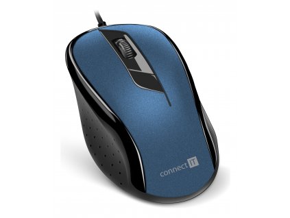 Myš Connect IT CMO-1200 optická, USB, modrá