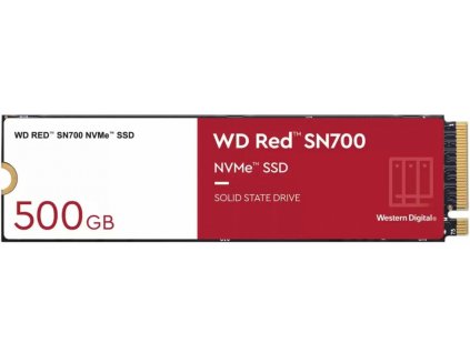 SSD disk Western Digital Red SN700 500GB, M.2 2280, PCIe 3.0 x4, NVMe