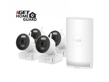 Kamerový set iGET HOMEGUARD HGNVK88004P v2023 Wire-free FullHD NVR 8CH + 4x bateriová kamera HGNVK686CAMP