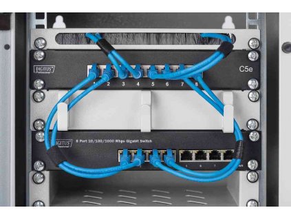 DIGITUS Gigabit Ethernet Switch 8-port, 10 palců, nemanagovaný