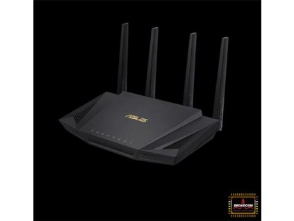 ASUS RT-AX58U V2, Router AX3000 Dual Band WiFi 6 (802.11ax) podporující technologii MU-MIMO a OFDMA