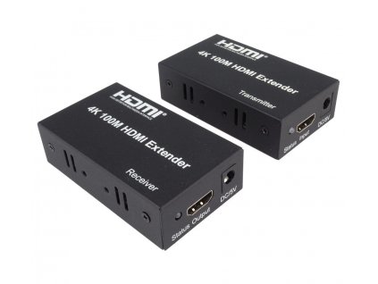 Extender 4K HDMI na 100m přes jeden kabel Cat5e/Cat6