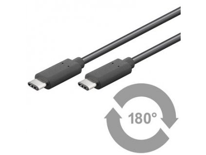 PremiumCord Kabel USB 3.1 konektor C/male - USB 3.1 konektor C/male, 0,5m