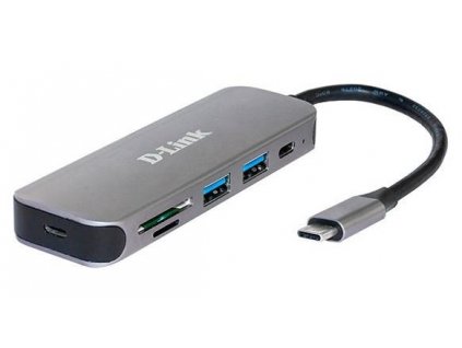 D-Link DUB-2325 USB-C Hub with SD/microSD Card Reader, 2x USB3.0