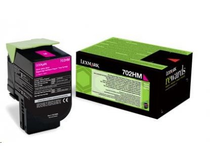 LEXMARK Magenta toner 702HM pro CS310/410/510 z programu Lexmark Return (3 000 stran)