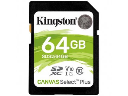 KINGSTON SD card SDXC 64GB Canvas Select Plus