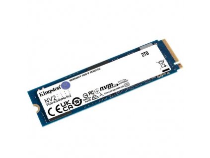 KINGSTON NV2 SSD NVMe M.2 2TB PCIe (čtení max. 3500MB/s, zápis max. 2800MB/s)