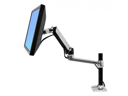 Držák Ergotron LX Desk Mount LCD Arm, Tall Pole stolní rameno max 24" LCD,vyšší zákl. tyč