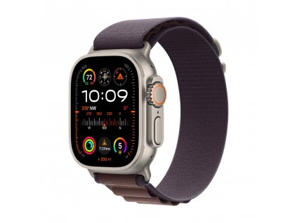 Apple Watch Ultra 2 GPS + Cellular, 49mm Titanium Case s Indigo Alpine Loop-Medium