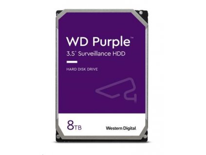 WD PURPLE WD85PURZ 8TB SATA/600 256MB cache, Low Noise, CMR