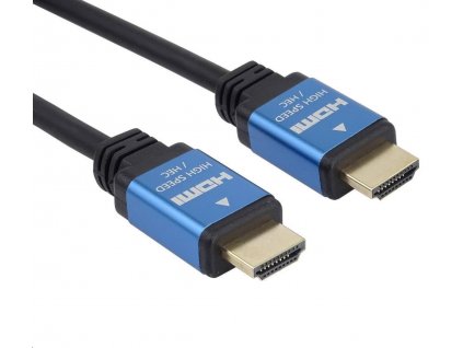 PREMIUMCORD Kabel HDMI - Ultra HDTV, 2m (kovové, zlacené konektory)