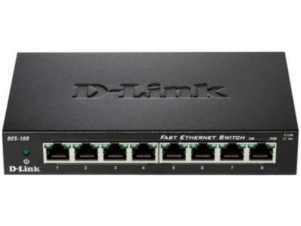 D-LINK 10/100 8-Port Switch (DES-108)