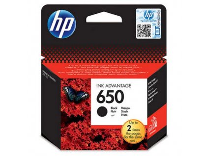 HP CZ101AE originální náplň černá č.650 cca360 stran (pro DJ Advantage 1515, 2515, 2645, 3515, 4515 atd)