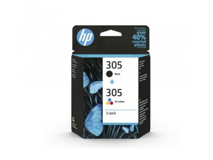 HP 6ZD17A náplň č.305 černá+barevná cca 120/100 stran (3YM60AE+3YM61AE) (pro DJ 2320, 2720, 4120]