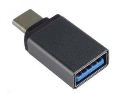 PREMIUMCORD Adapter USB 3.1 C/male - USB 3.0 A/female, metal grey, OTG