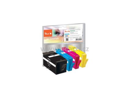 PEACH kompatibilní cartridge HP No 920XL MultiPack, Black, Cyan, Magenta, Yellow, 49 ml, 3x 12 ml