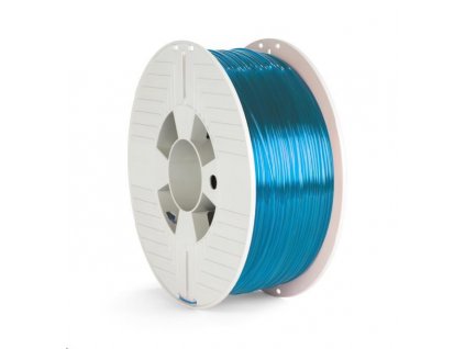 VERBATIM 3D Printer Filament PET-G 1.75mm, 327m, 1kg blue transparent