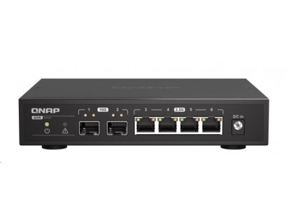 QNAP switch QSW-2104-2S (2x10GbE SFP+/4x2,5GbE/12W)