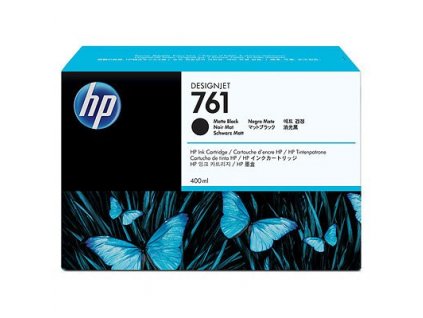 HP 761 Black matte DJ Ink Cart, 400 ml, CM991A